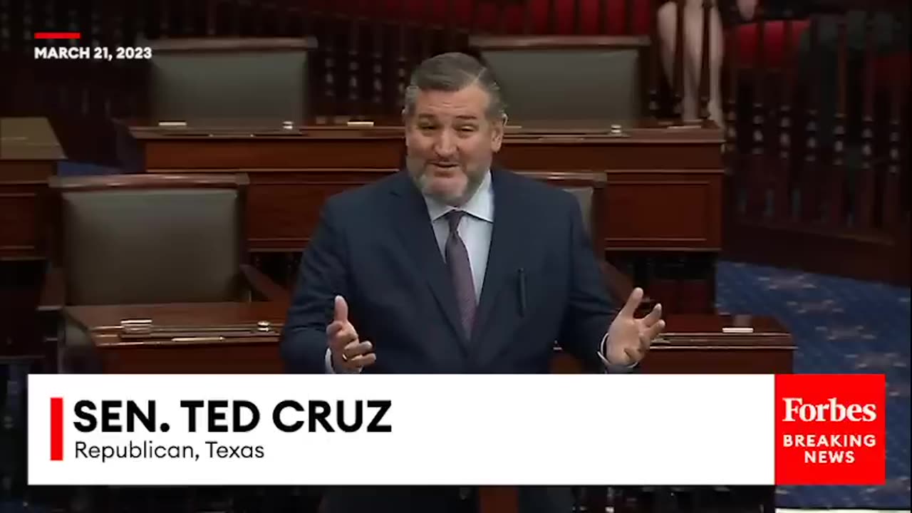 JUST IN- Ted Cruz Torches Biden's 'Objectively, Indisputably Unqualified' FAA Pick On Senate Floor