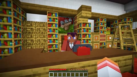 GIRL in an ALL WEREWOLF Minecraft School