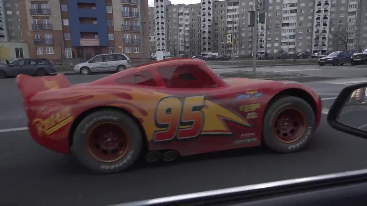 DISNEY CAR LIGHTLING MCQUEEN IN REAL LIFE