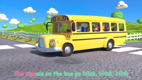 Wheels on the Bus _ Nursery Rhymes & Kids Songs