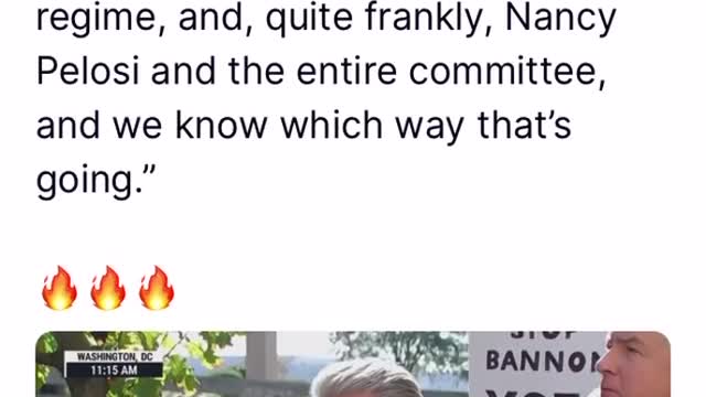 Steve Bannon "Today was my judgement day"