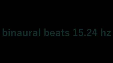 binaural beats 15.24 hz