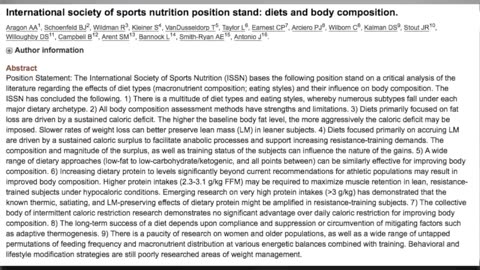 The Best Science-Based Diet for Fat Loss (ALL MEALS SHOWN!)