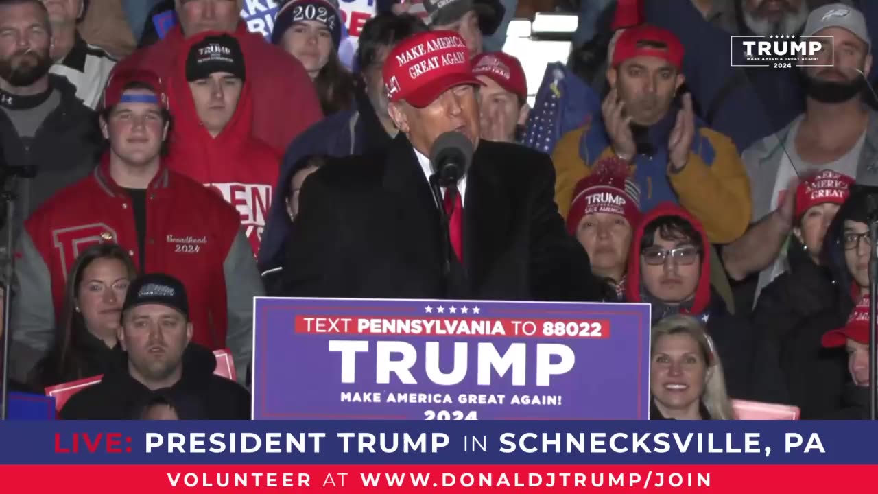 Trump Rally in Pennsylvania: President Trump Speaks in Schnecksville, PA (April 13)