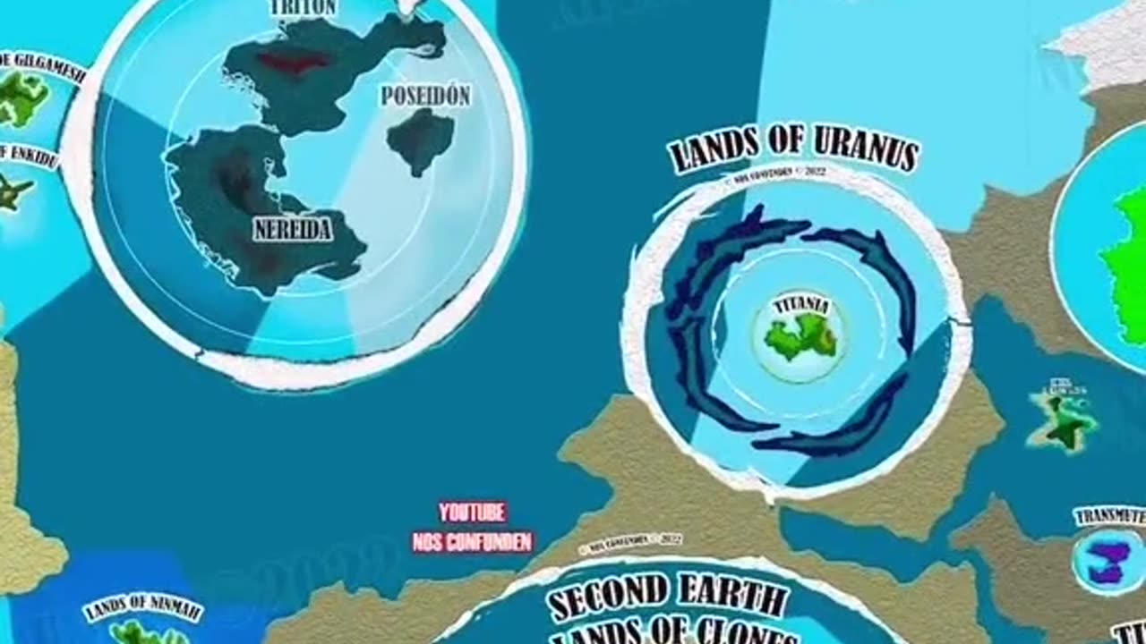 Flat Earth Map