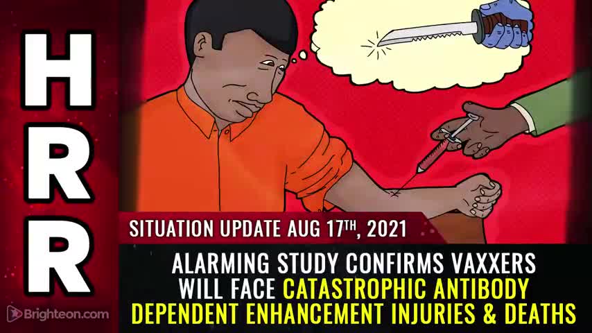 ALARMING STUDY CONFIRMS VAXXERS WILL FACE INJURIES & DEATHS