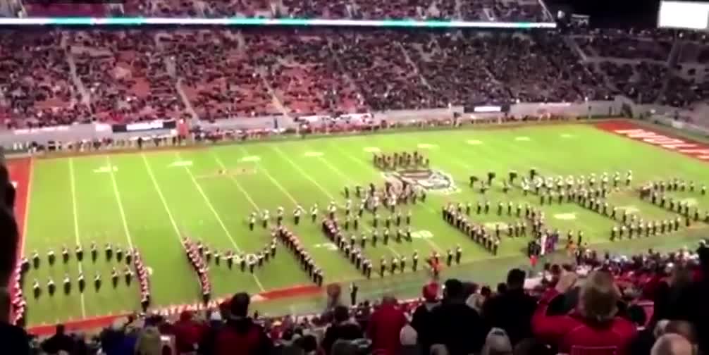 North Carolina State performing Amazing Grace for 13 Fallen soldiers in Afghanistan college Football