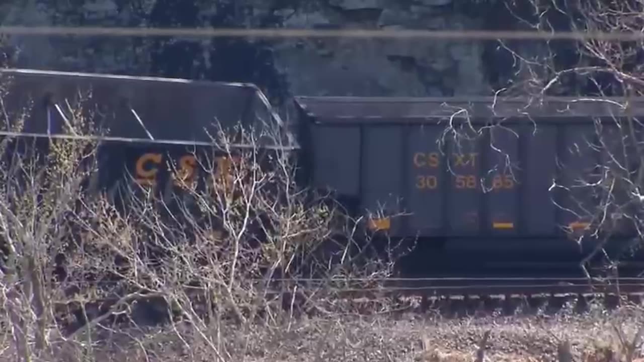 3 people rushed to hospital after train derailment in Summers County, West Virginia.