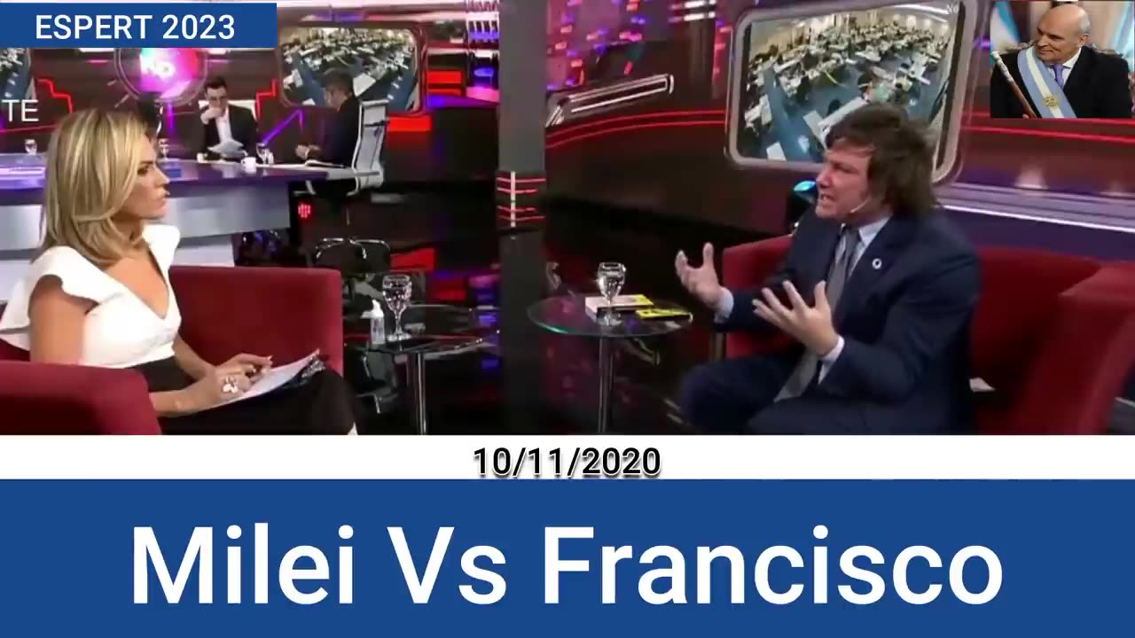 Javier Milei destroza al Papa Francisco