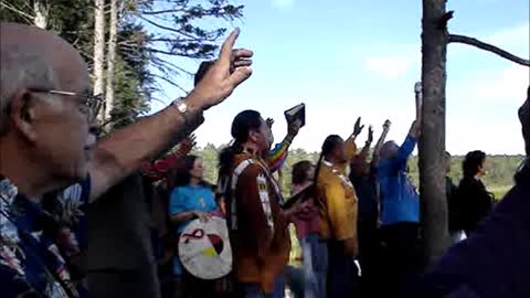 Aug 2007 ~Native American Holy Spirit Healing Week~ Lake Itasca Minnesota - Final Ceremony