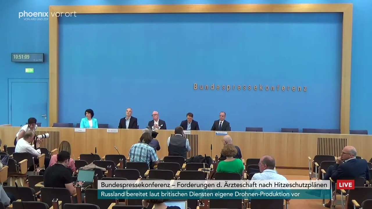 Bundespressekonferenz- Hitzeschutzpläne & gesundheitsbezogener Klimaschutz u.a. mit Karl Lauterbach