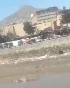 Moment of assassination commander of a Taliban brigade