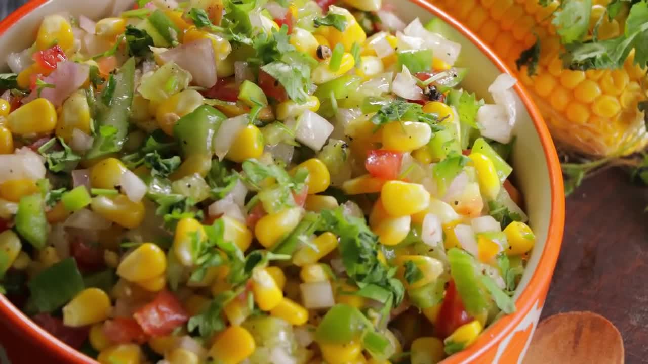 AMERICAN CORN SALAD _ Healthy Tasty American Corn Salad _ The Best Corn Salad