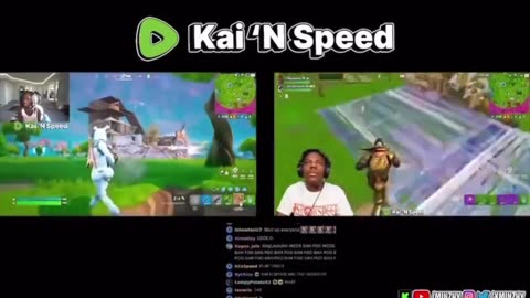 ISHOWSPEED & KAI CENAT WIN 1ST FORTNITE MATCH TOGETHER EVER +SPEED BEATS KAI #ishowspeed #kaicenat