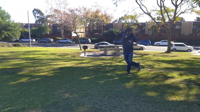 Practicing new whip movement