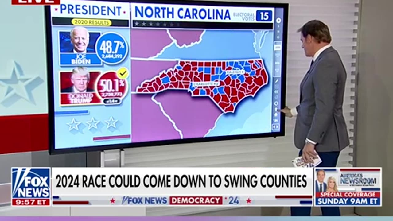 Bill Hemmer breaks down the critical counties to watch on election night