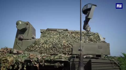 Tor-M2 air defence system in action