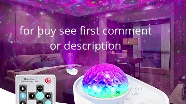 Star Projector, 3 in 1 Galaxy Night Light Projector with Remote Control,