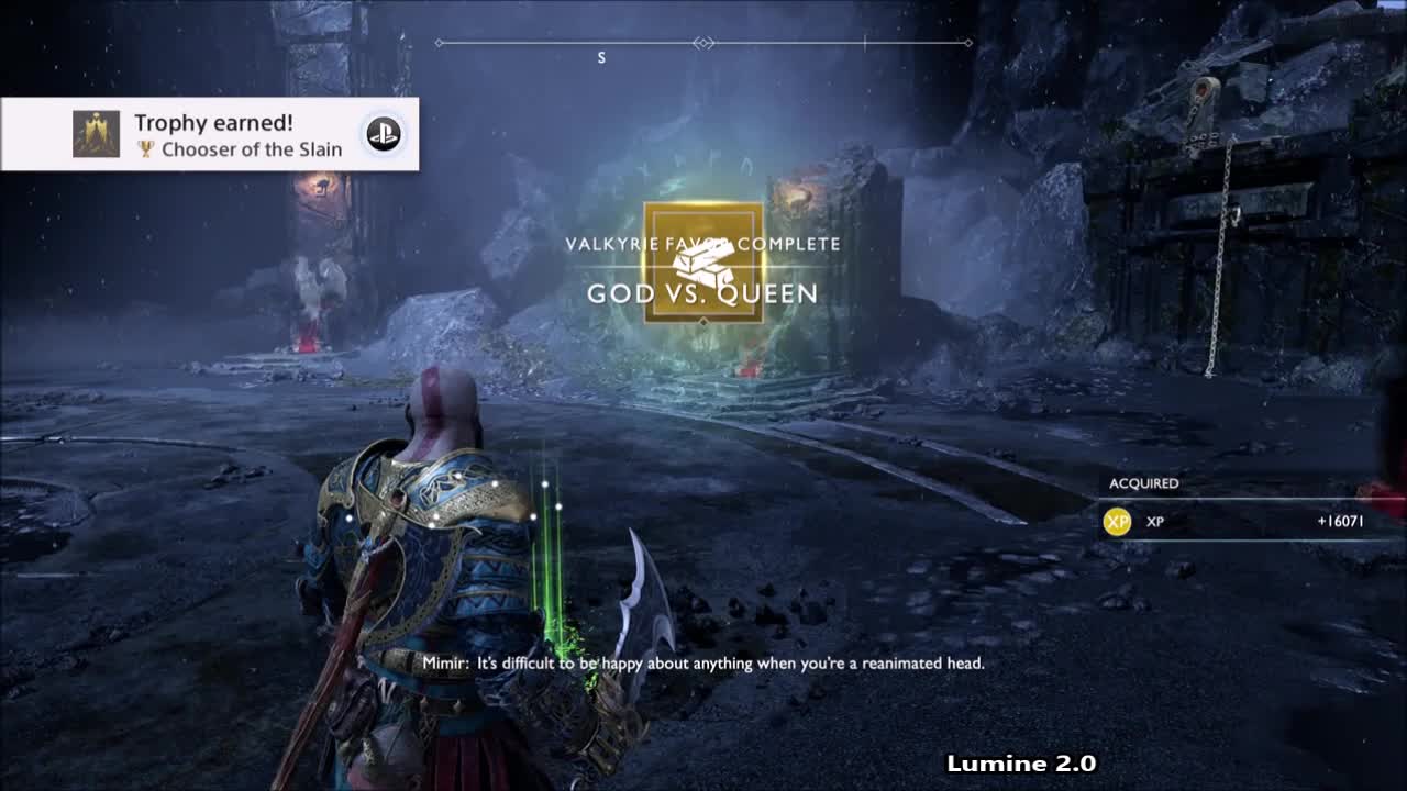 God of War (2018) (PS4) (18) Valkyrie Queen & 100% Completion