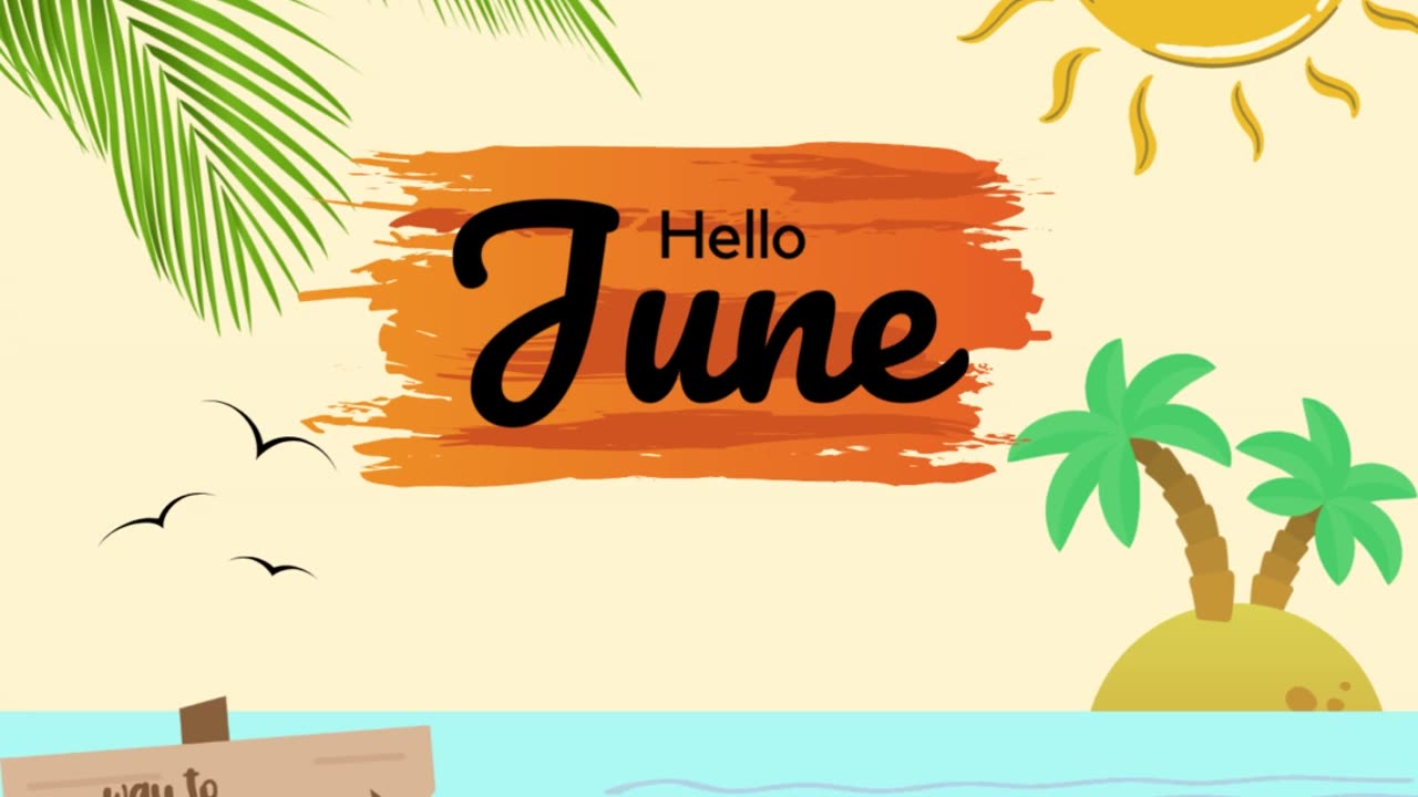 Welcome June 😎🩴🌞