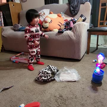 Happy with the christmas presents