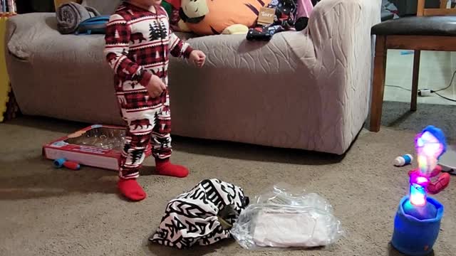 Happy with the christmas presents