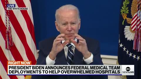 President Biden updates on COVID-19 surge response