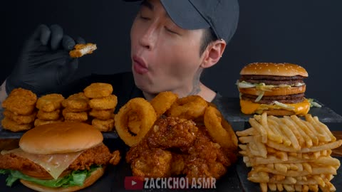 ASMR Mukbang Fast Food