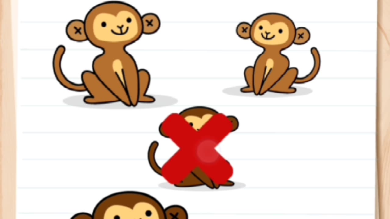 which monkey is carsick ?! Brain test level 46!