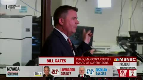 Bill Gates - We are Counting Ballots In Arizona The Right Way!! BLAH BLAH BLAH