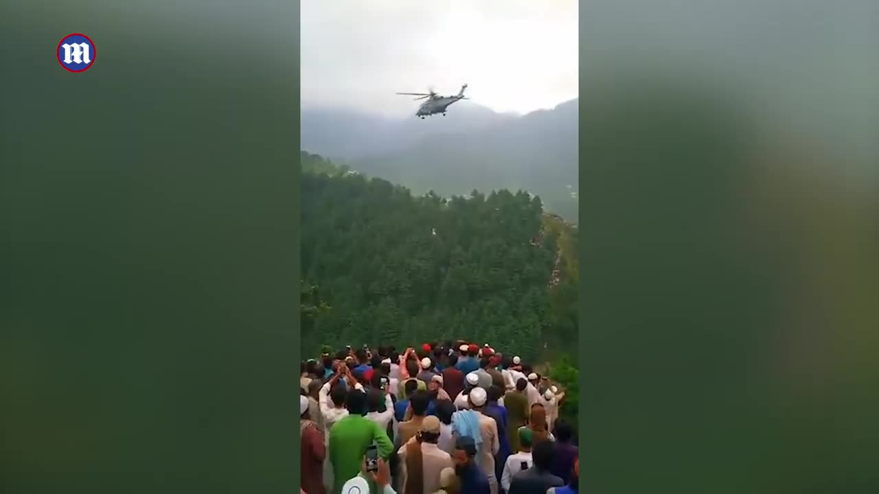 Terrifying Rescue: Child Pulled to Safety 1200ft Above Valley from Pakistan Cable Car