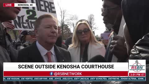 Full Interview with Mark McCloskey Outside Kenosha Courthouse