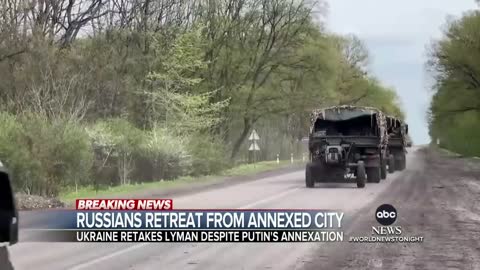 Russians retreat from annexed city WNT