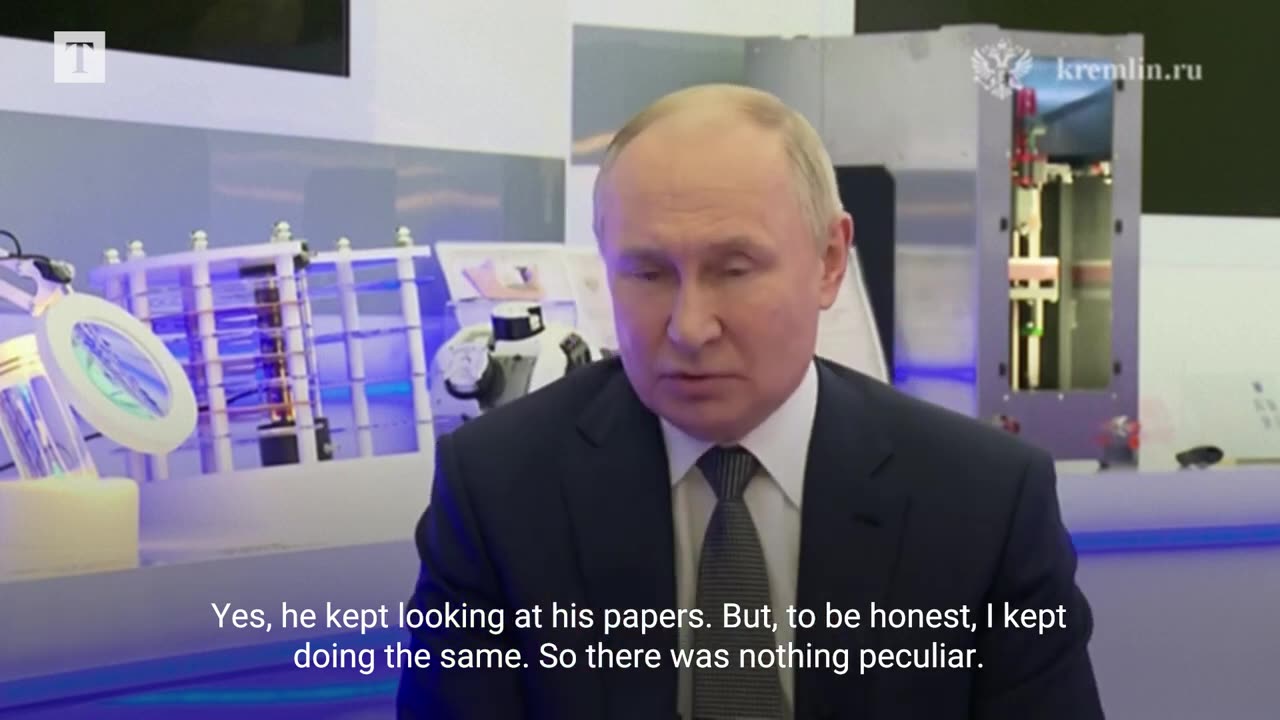 Putin: A Biden presidency is better for Russia than a Trump one...