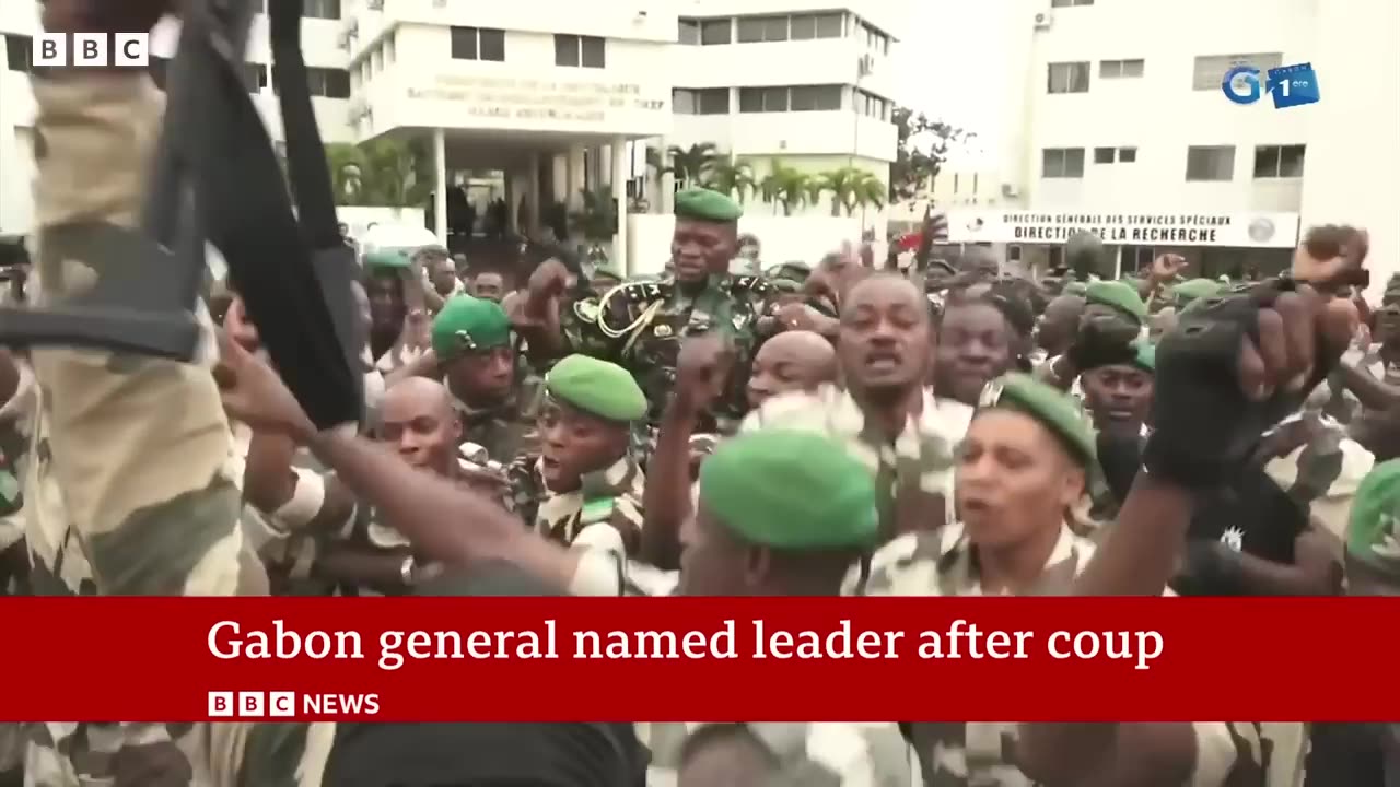 .Gabon military coup_ General named new leader - BBC News