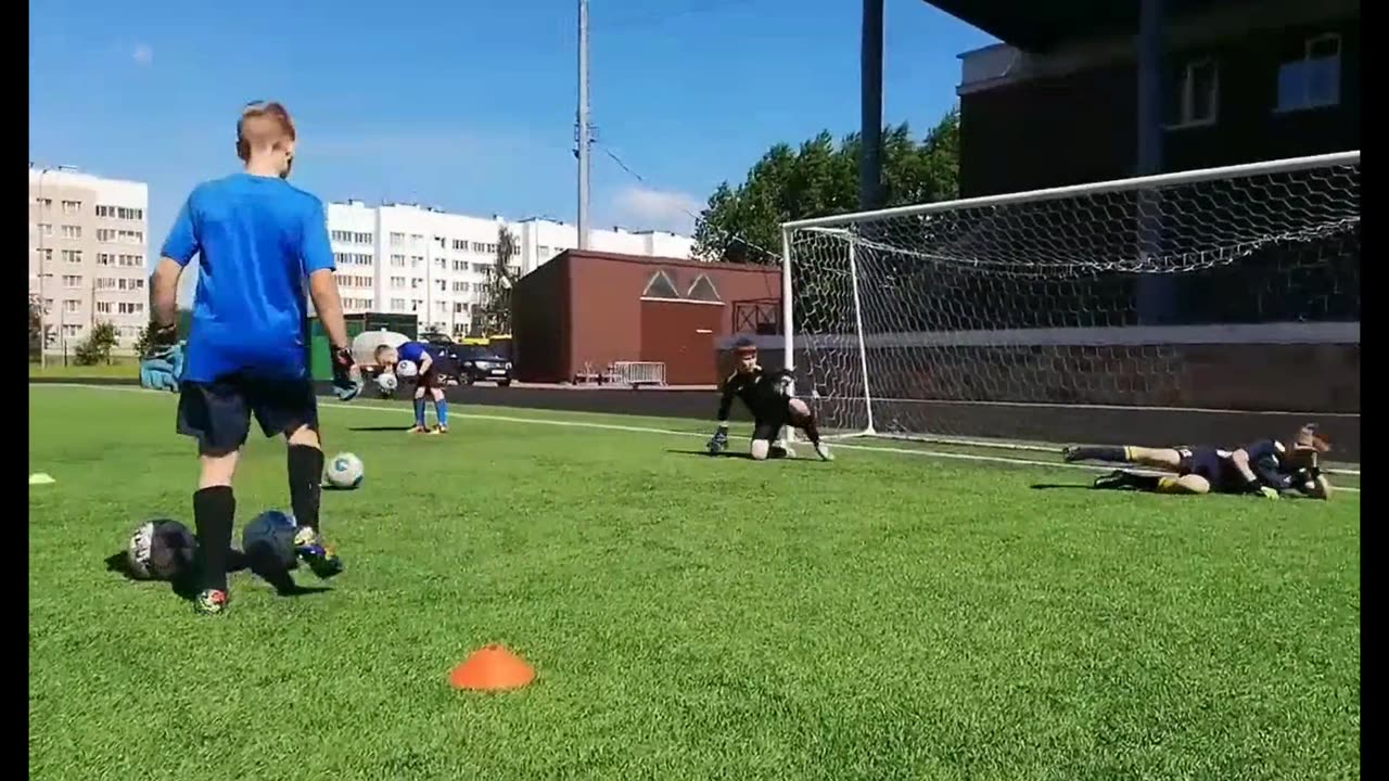Футбольные ворота для дачи