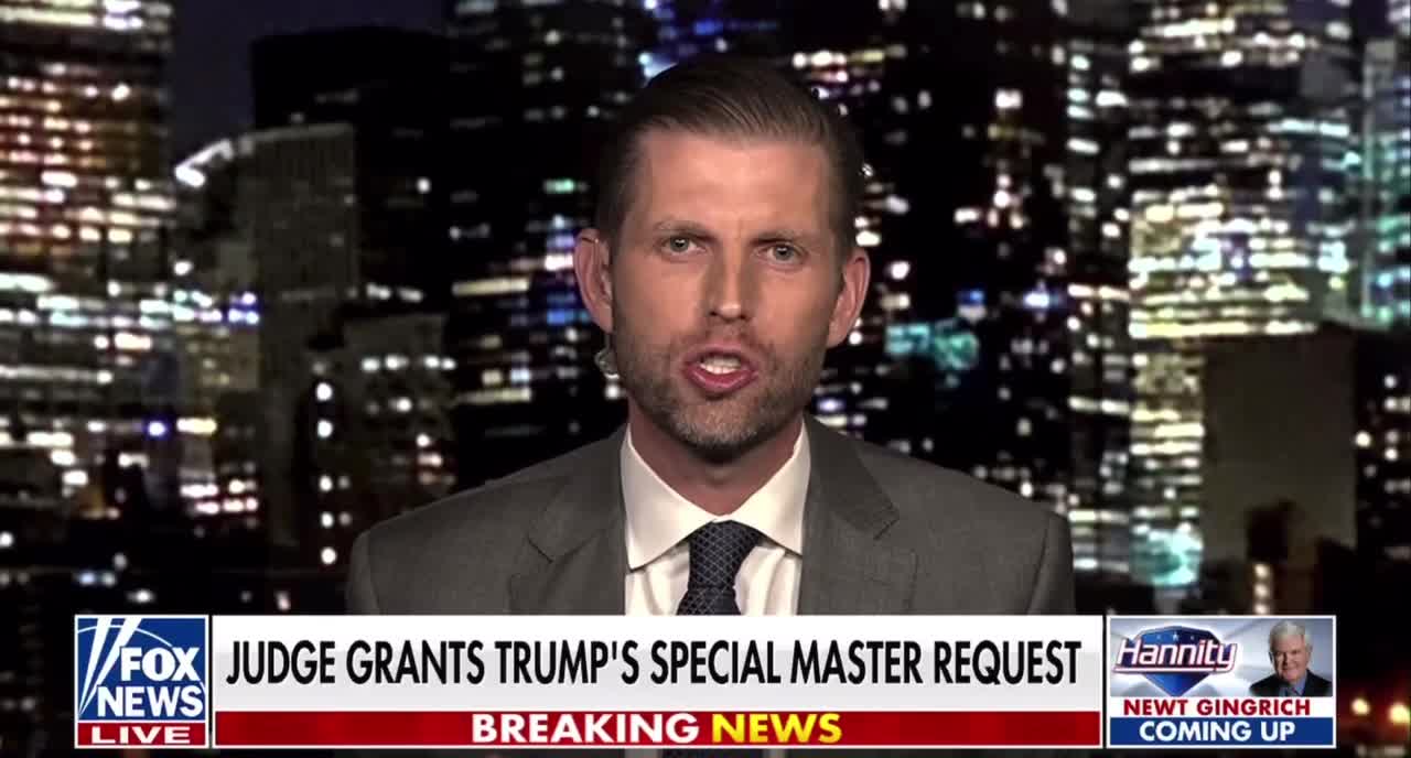 Eric Trump destroys the Biden administration and the corrupt FBI & DOJ