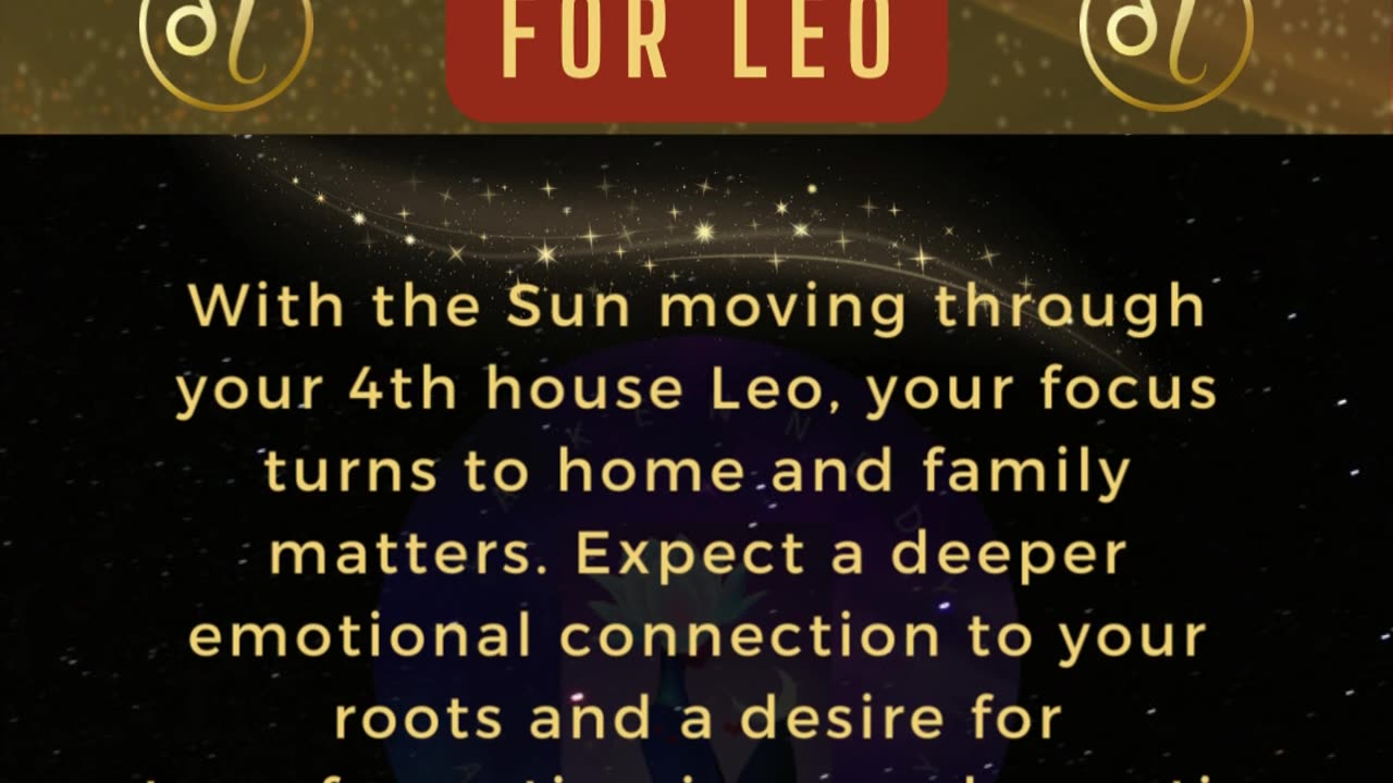 LEO - Family, Home & Domestic Harmony