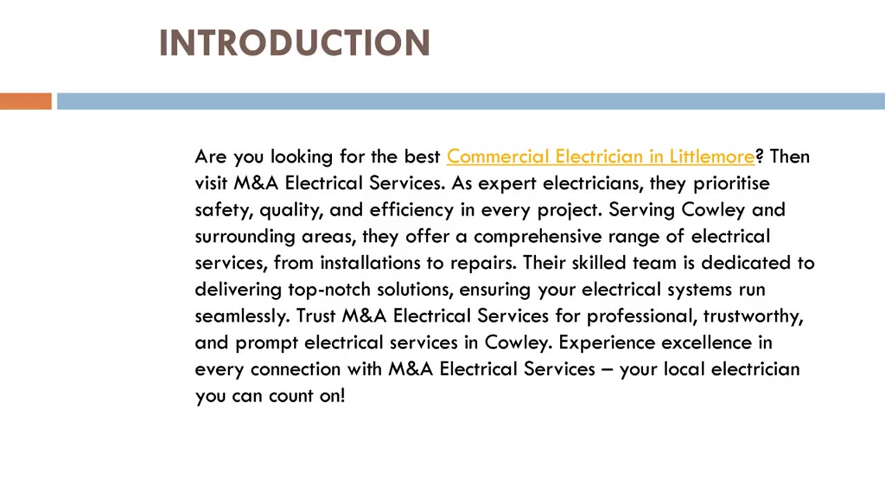 Best Commercial Electrician in Littlemore