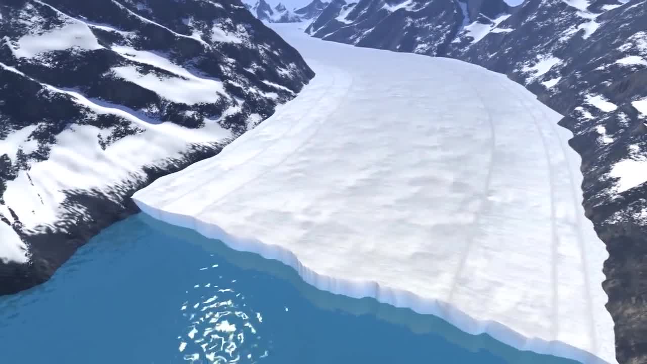 Animation_ How a Glacier Melts