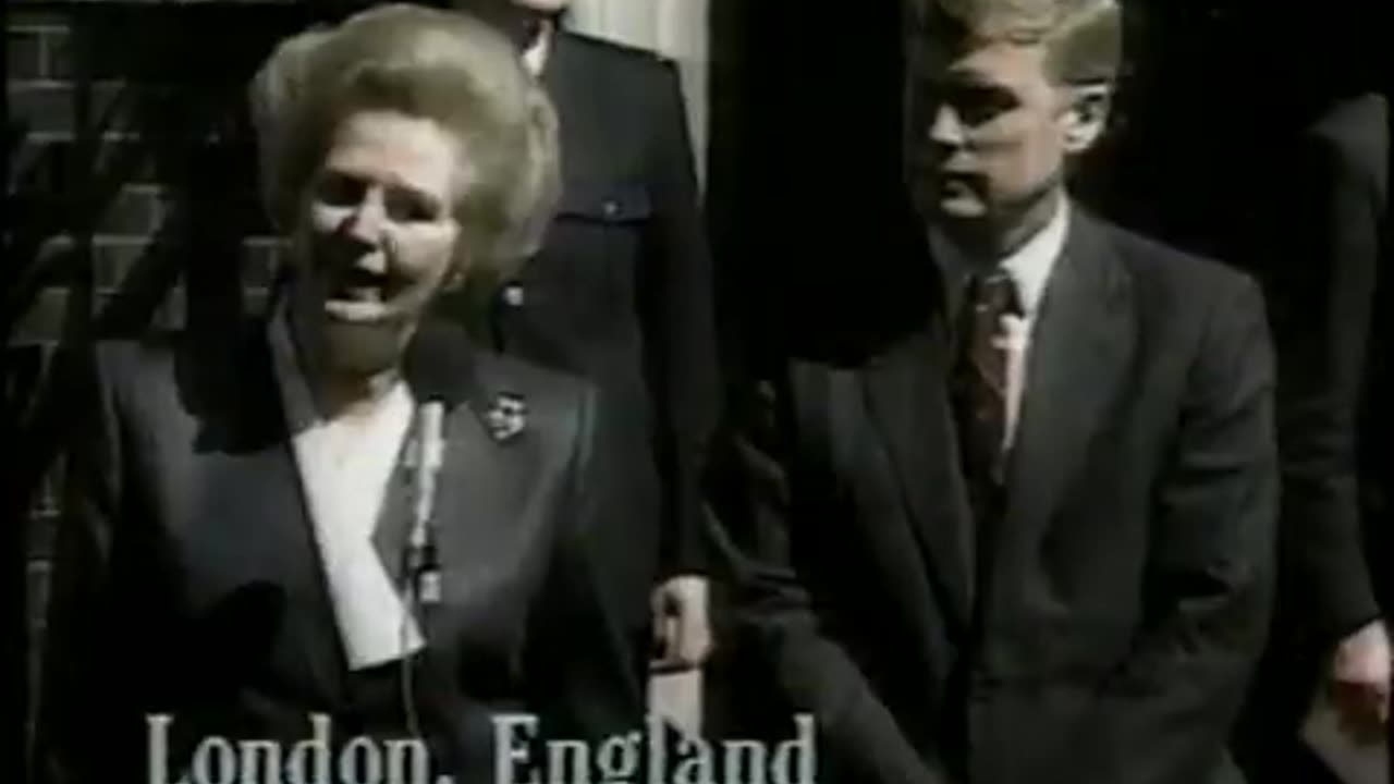 May 8, 1990 - Vice President Dan Quayle Visits with Margaret Thatcher