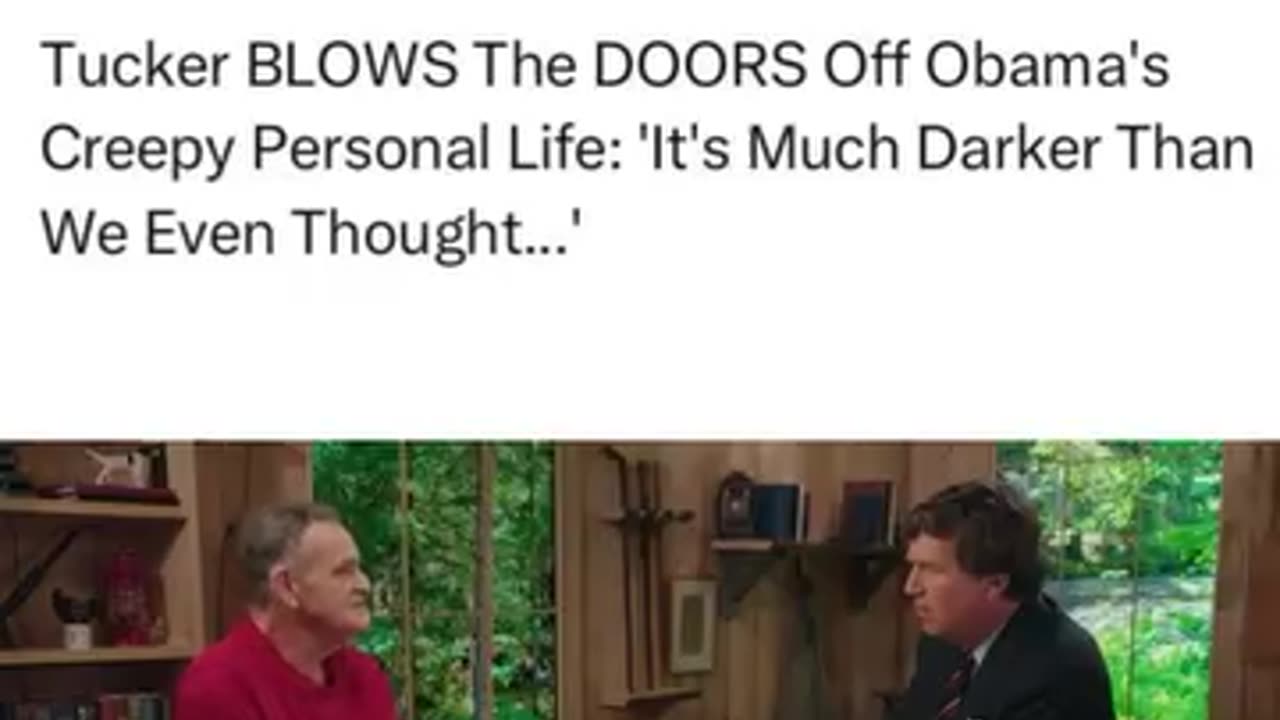 Tucker blows the door off Obama's creapy personal life