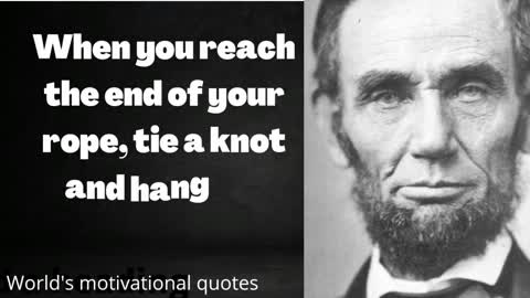 Abraham Lincoln quotes