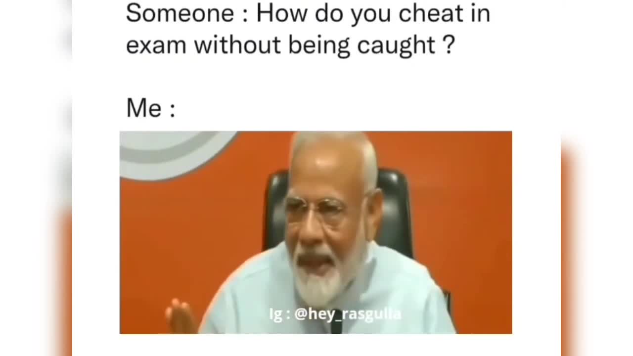 Modiji teaching cheating 😂😂|| Best meme ever || #meme #funny #shorts