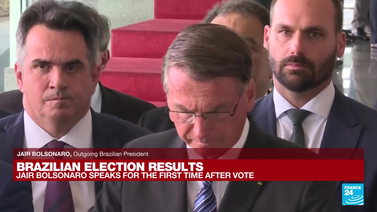 Live: Bolsonaro says he will 'comply' with the constitution after election loss • FRANCE 24