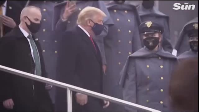Trump “Nearing ”Mask for the First Time in Public