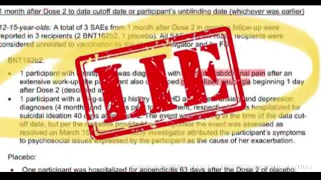 HORRIFIC: Pfizer and the FDA cover up