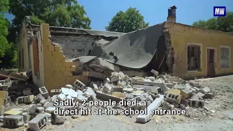 Civilian areas fired by the Ukrainian army