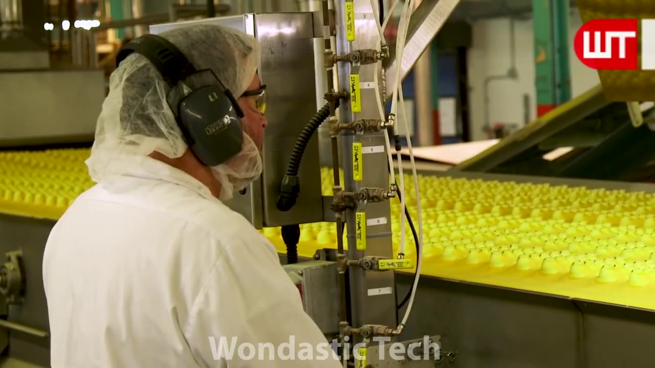 How Marshmallows Are Made | How It’s Made Marshmallow Peeps | Food Factory | WSJ TECH