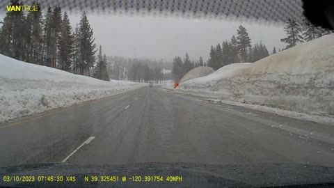 Snow Plow Interstate 80